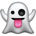 snapchat emoji, ghost emoji